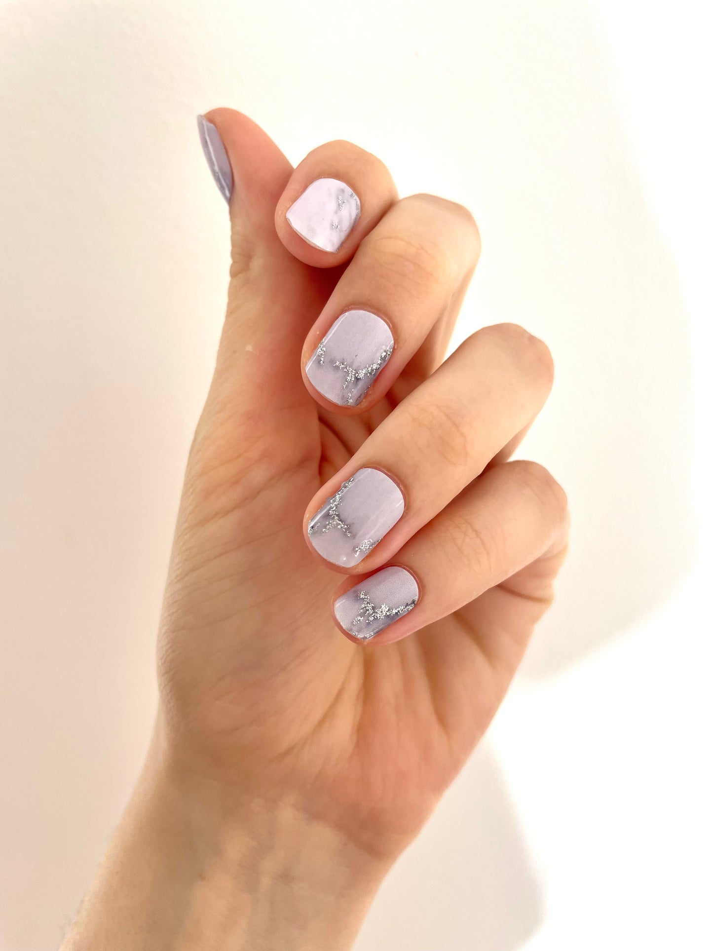 Crystal Marble Nail Wrap Nail Art Sticker