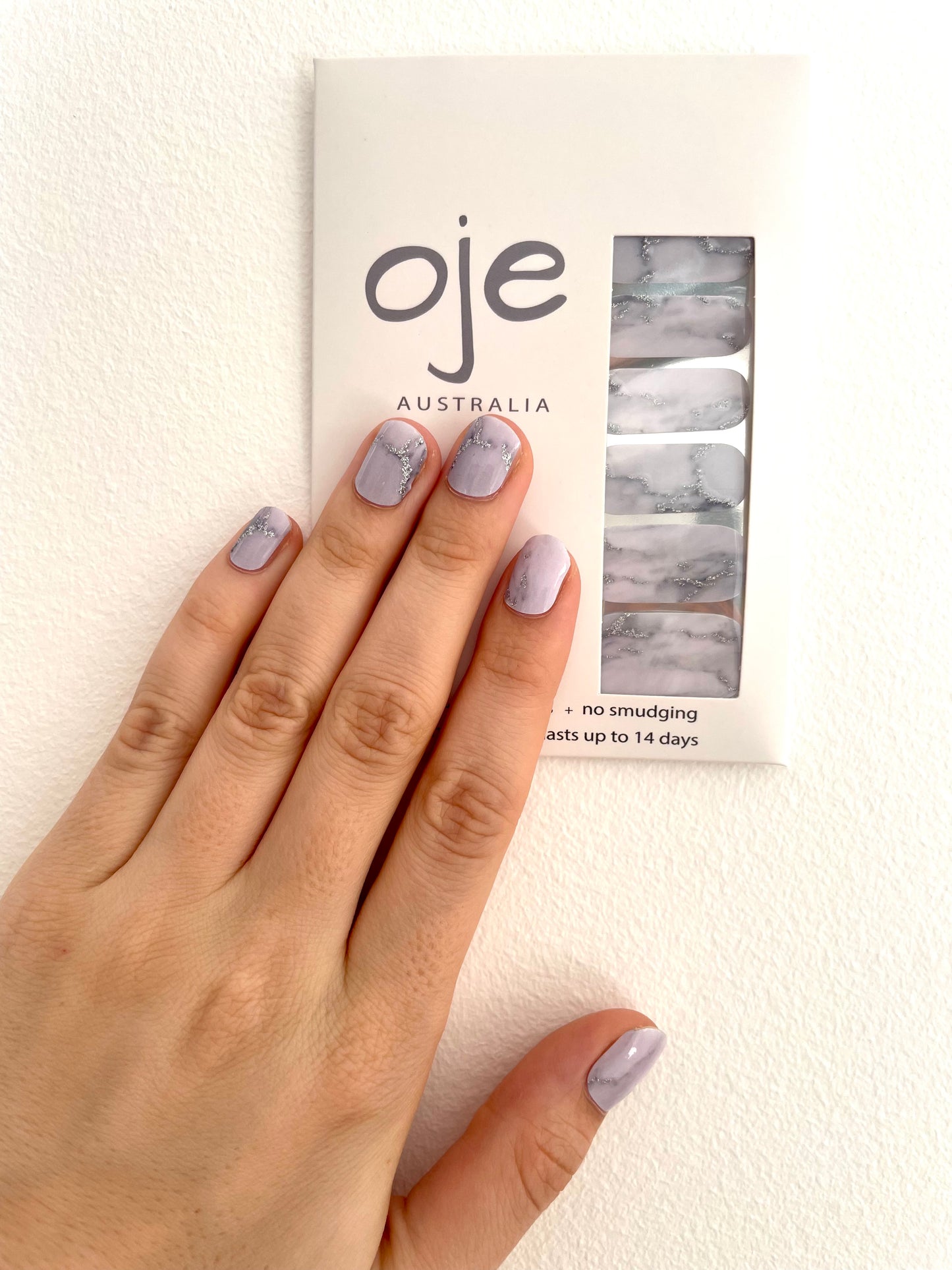 Crystal Marble Nail Wrap Nail Art Sticker